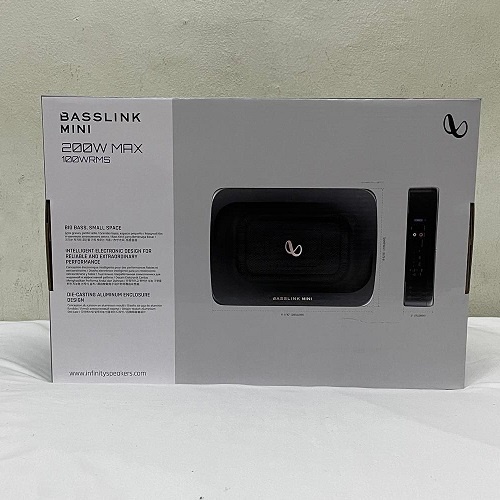 INFINITY BASSLINK MINI COMPACT UNDER SEAT POWERED SUBWOOFER SYSTEM ...