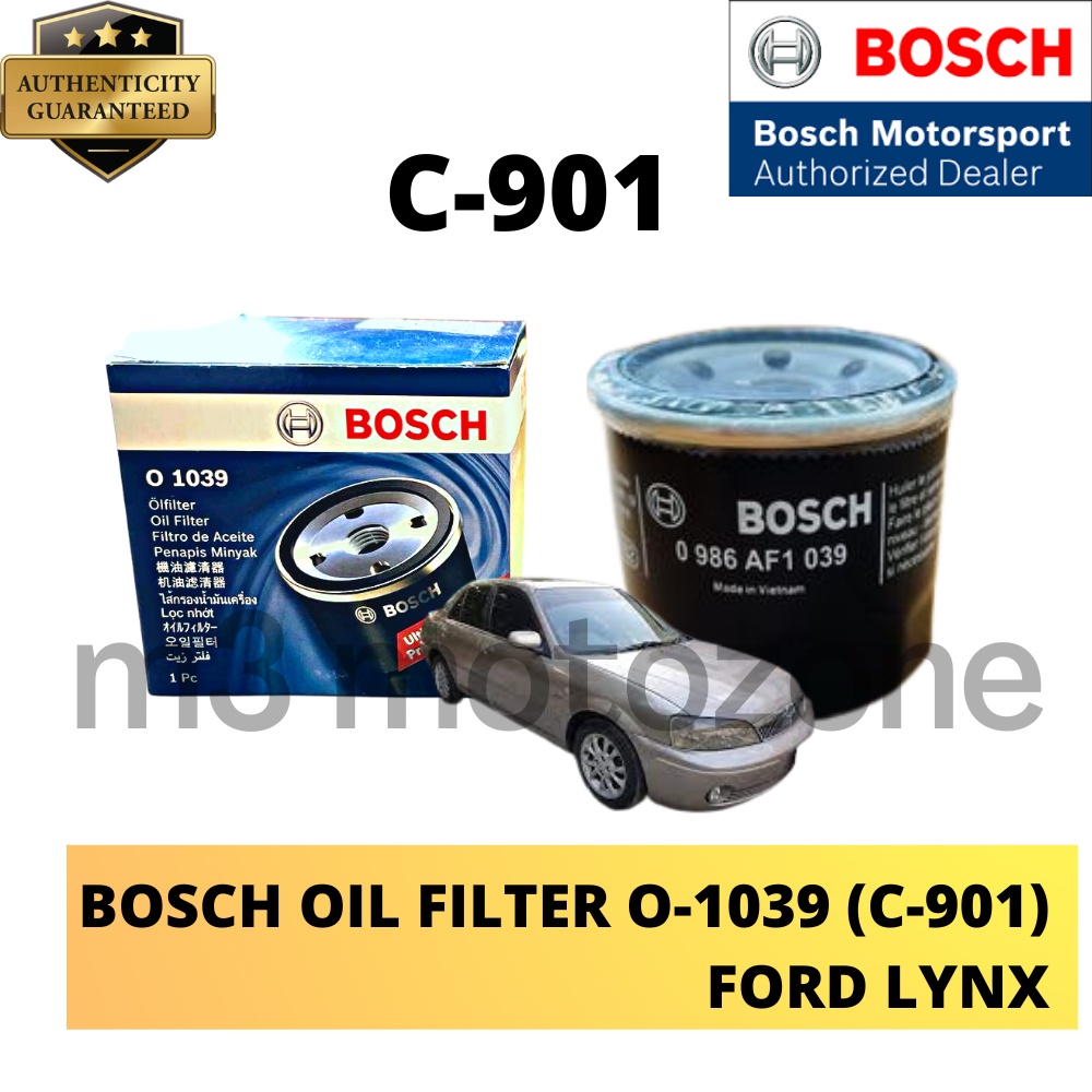 Bosch Oil Filter O 1039 C 901 for Ford Lynx Shopee Philippines