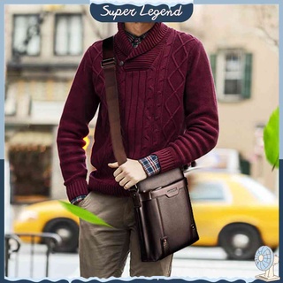 Original Polo Louie Men Premium Smooth Leather Barrel Shoulder Sling Bag  Stylish Messenger Bag