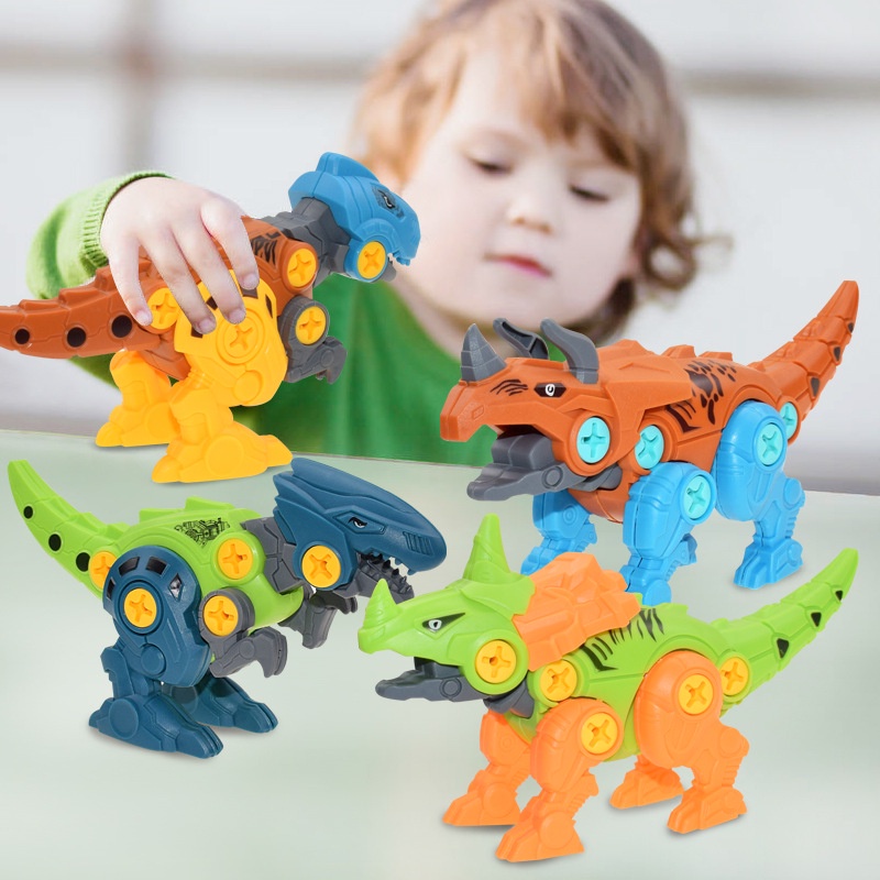 Disassembly And Assembly Of Dinosaur Design Twisting Block Puzzle 3D ...