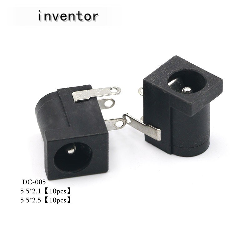10pcs/lot DC-005 PCB Mount 5.5 x 2.1/2.5 mm Female DC Power Jack Plug ...