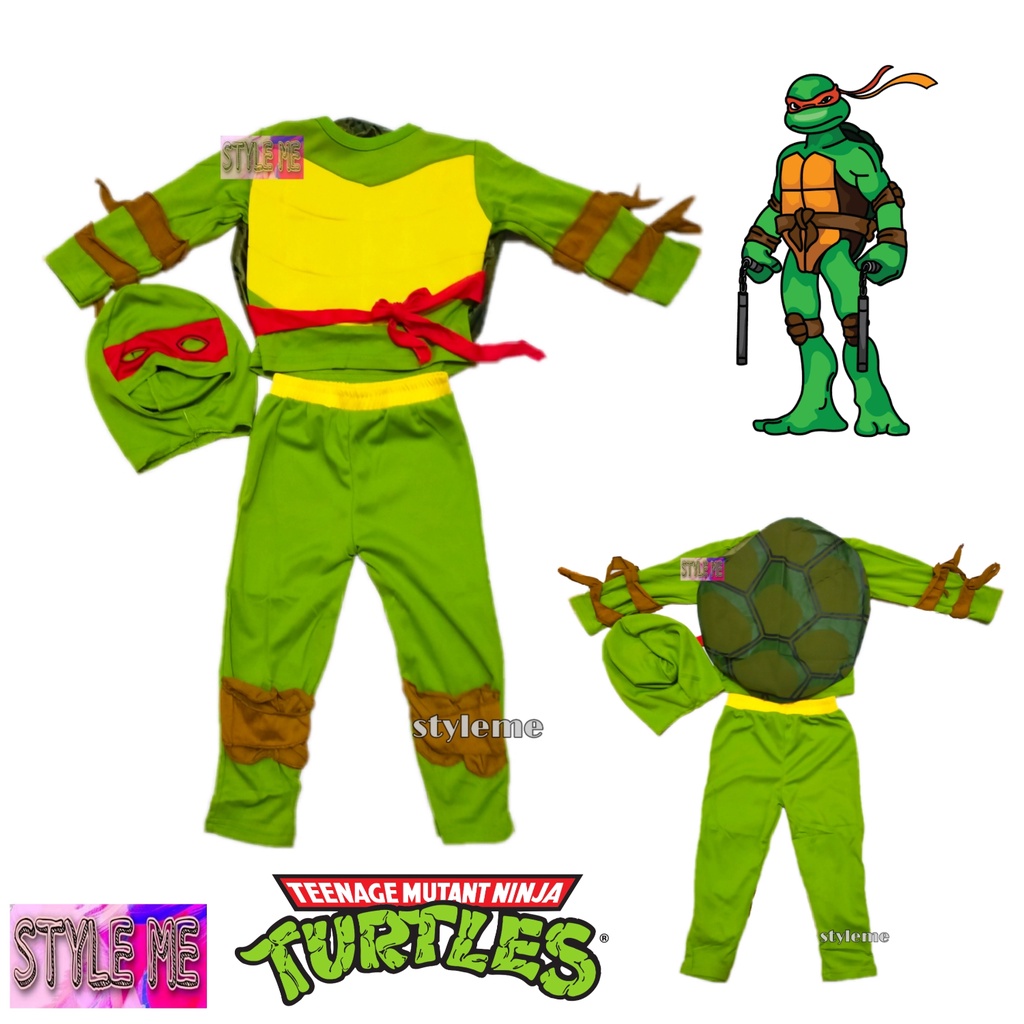 NINJA TURTLES COSTUME COSPLAY/ROLE PLAY FOR KIDS Shopee Philippines