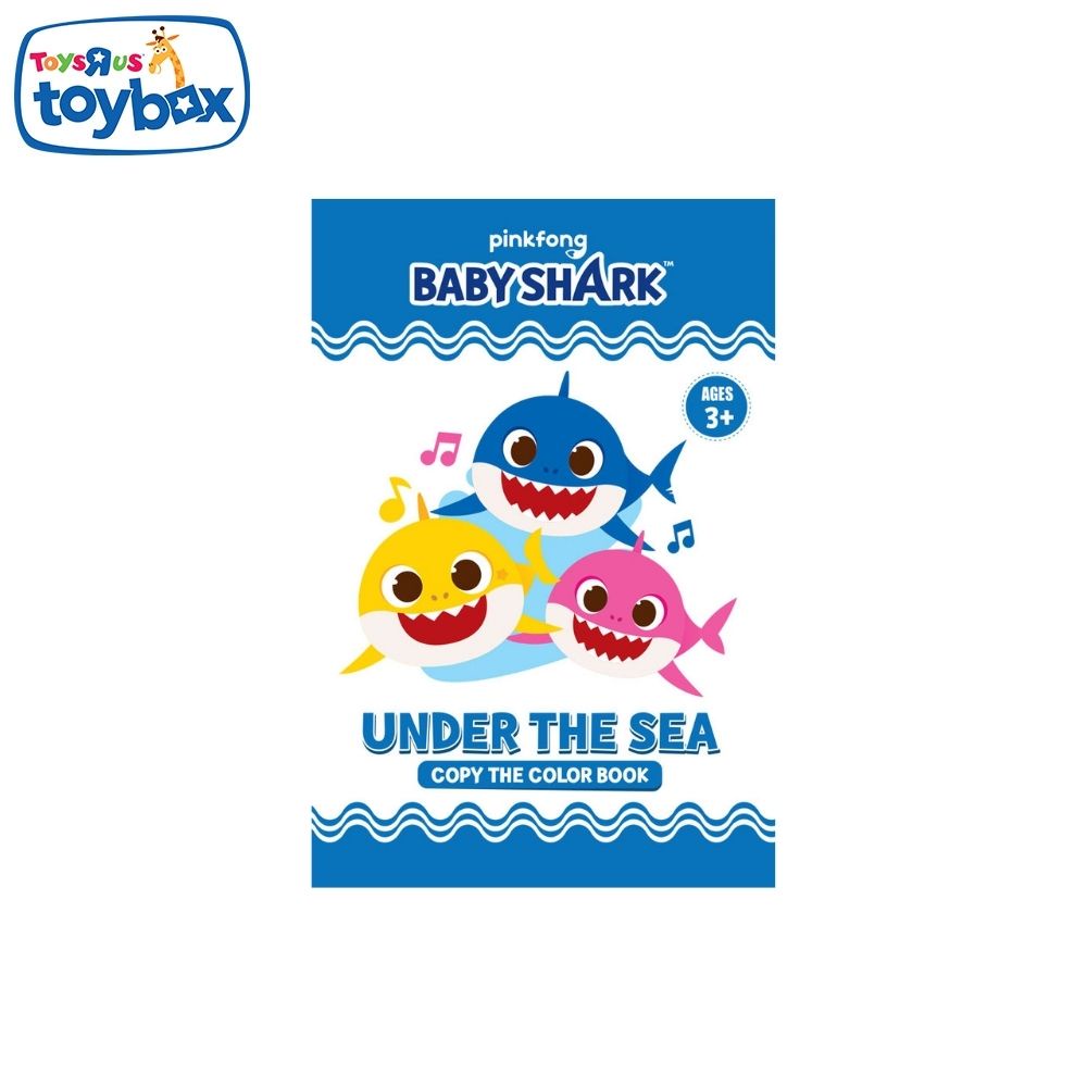 Under the Sea Copy Color Book (Pinkfong Baby Shark) | Shopee Philippines