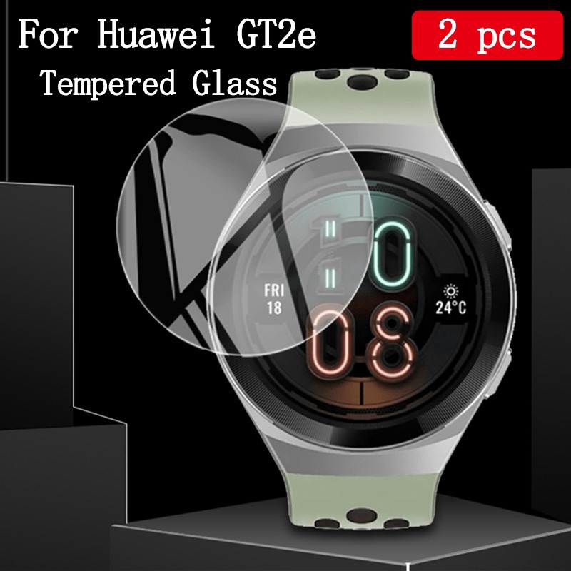 2pcs Protector Film For Huawei Watch GT2e HD Clear Tempered Glass 9H 2.5D Premium Screen For Huawei Watch GT 2e Sports Smart Watch