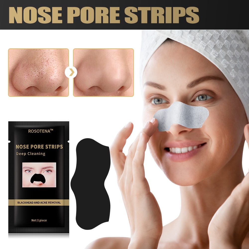 Nose Blackheads Remove Mask Peel Nasal Strips Deep Cleansing Shrink