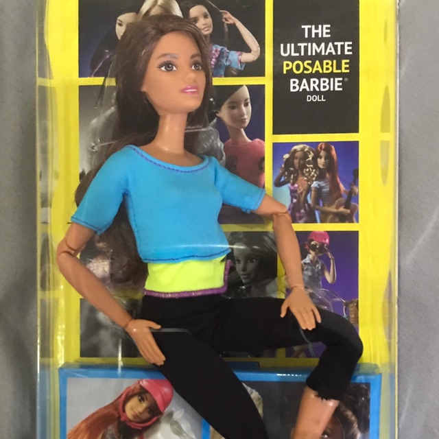 Barbie Made to Move Barbie Doll, Blue Top