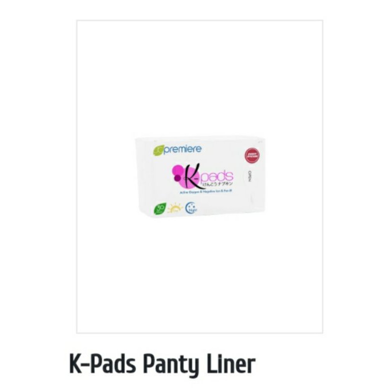 KPads Panty Liner with Active Oxygen and Negative Ion (30 pcs