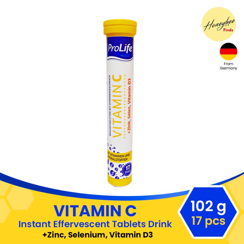 ProLife Vitamin C plus Zinc, D3 & Selenium Instant Effervescent Tablets