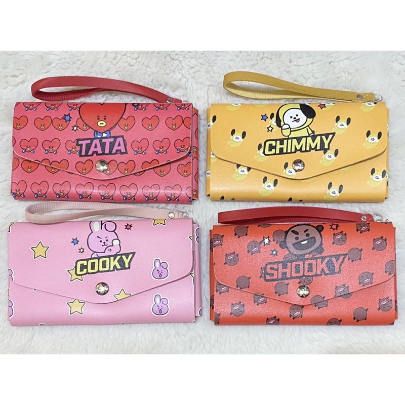 BTS BT21 Mobile Phone Pouch Wallet Coin Purse Merchandise Kpop