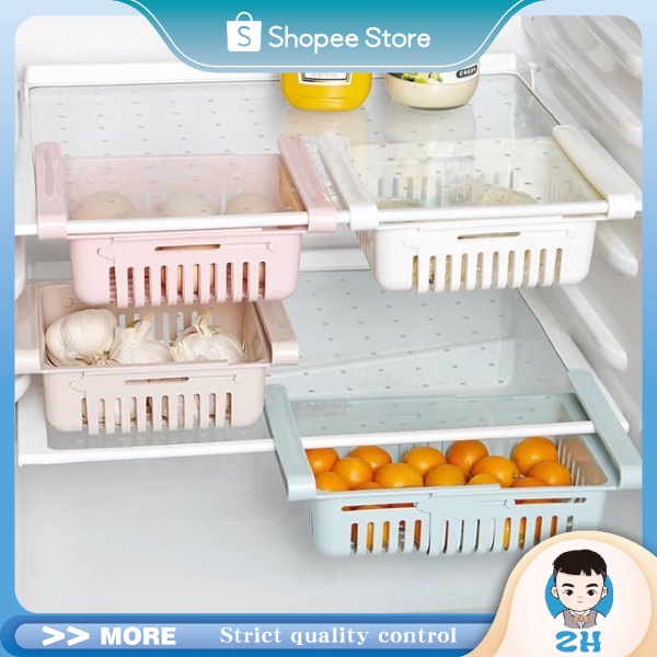 ★ZH★HD Retractable refrigerator storage rack drawer slide refrigerator ...