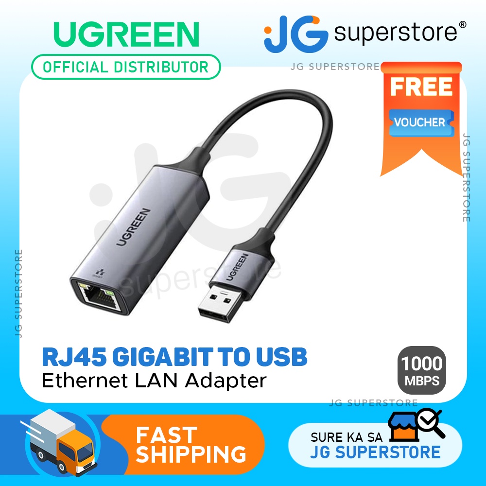 UGREEN RJ45 Gigabit Ethernet to USB 3.0 1000Mbps High Speed LAN Adapter ...