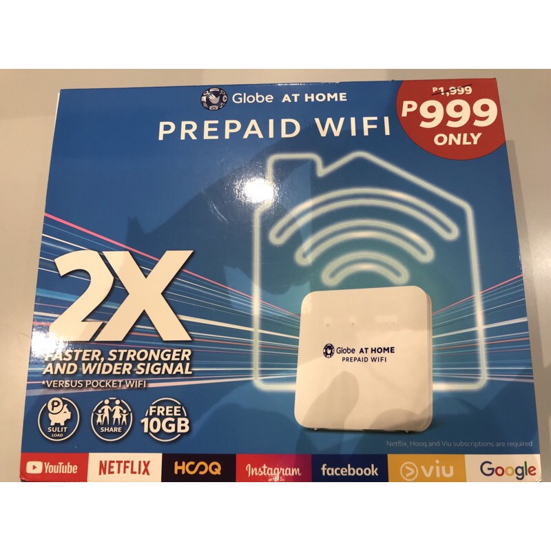 GLOBE prepaid WIFI globe at home load data. Shopee Philippines