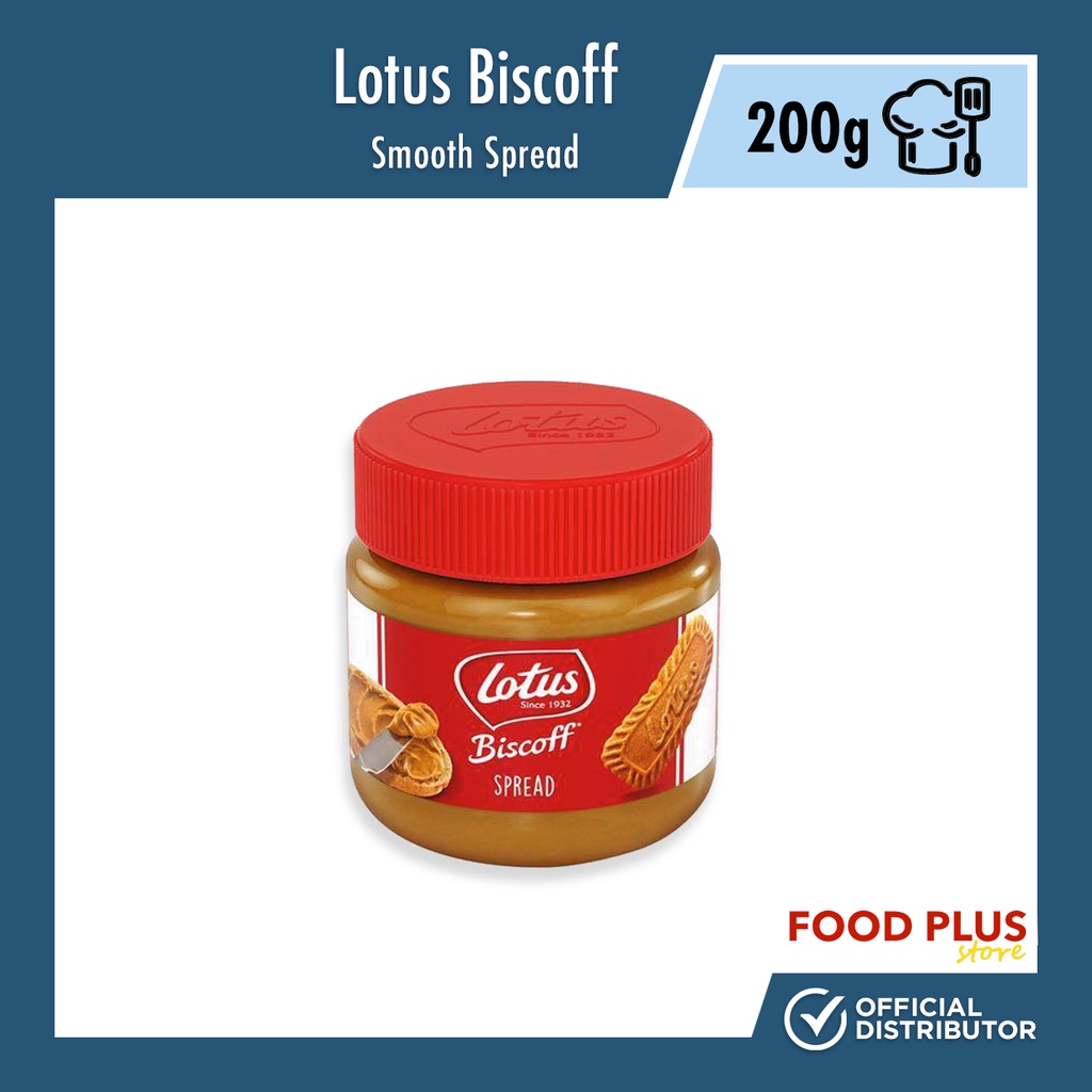 Lotus Biscoff Smooth Speculoos Cookie Butter Spread (200g) Shopee