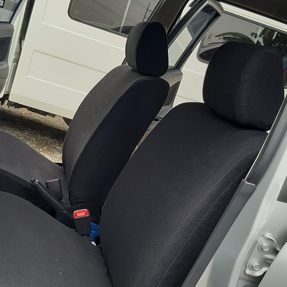[ONSTOCK] Toyota Wigo Seat Cover 2014 2021 Gray and Black (Available