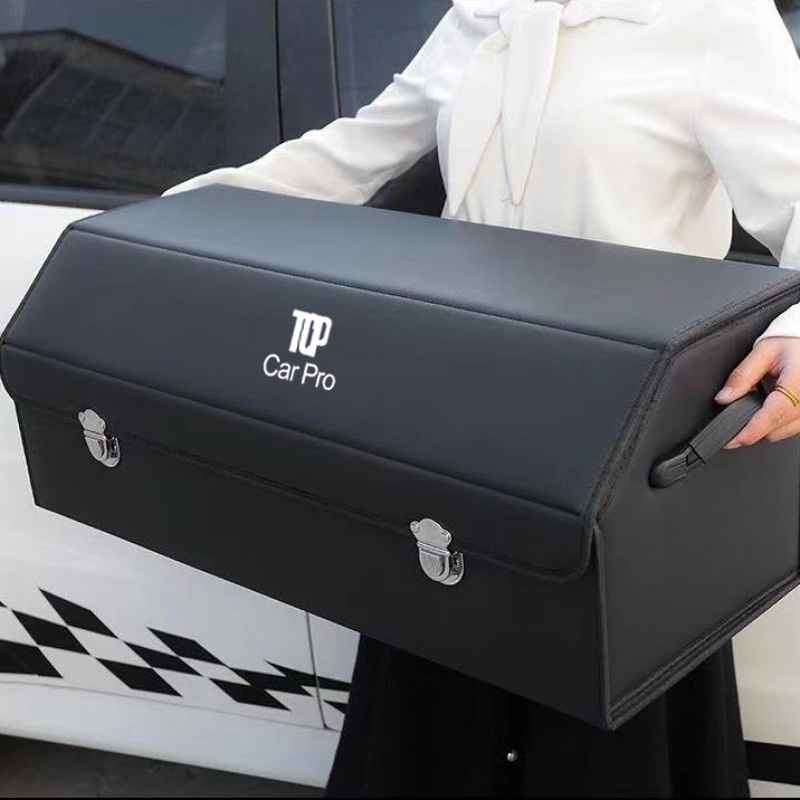 CarPro Car Trunk Organizer PU Leather Organizer Foldable Emergency ...