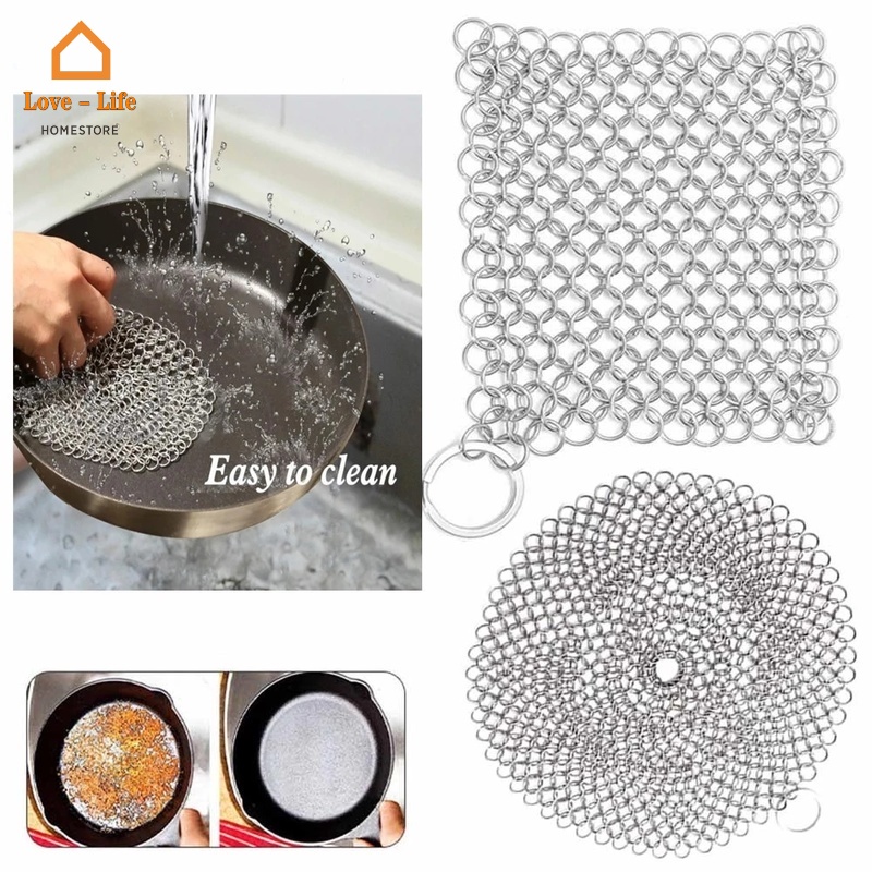 (Ninja) Kitchen Stainless Steel Chain Cleaner/ Household Cleaning