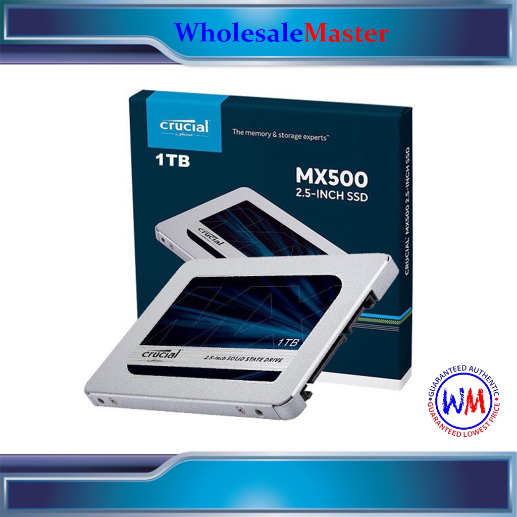 Crucial Mx500 1tb 3d Nand Sata 2.5 Inch Internal SSD - Ct1000mx500ssd1