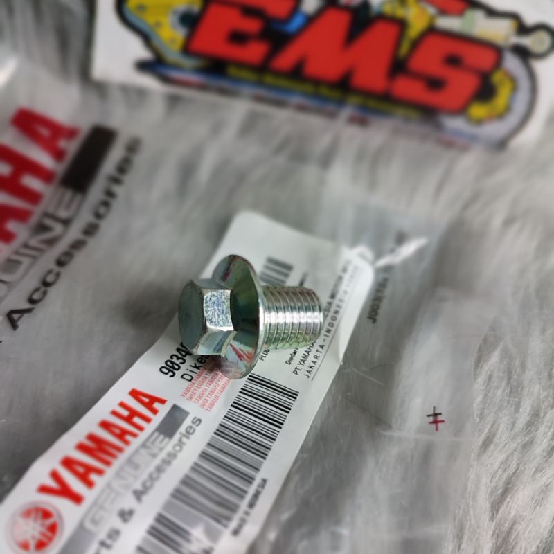 Yamaha Genuine Plug Straight Screw "Drain Plug" M3 AEROX NMAX Shopee Philippines