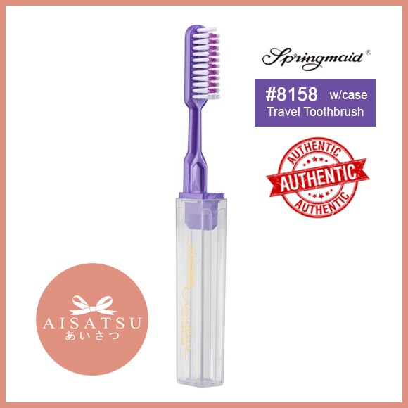 24 pcs / 1 box Springmaid Travel Toothbrush #8158 | Shopee Philippines