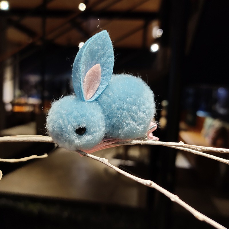 YFGHA-1860 Trendy Cute 3D Bunny Hair Rubber Tie Rabbit Hair Rope ...