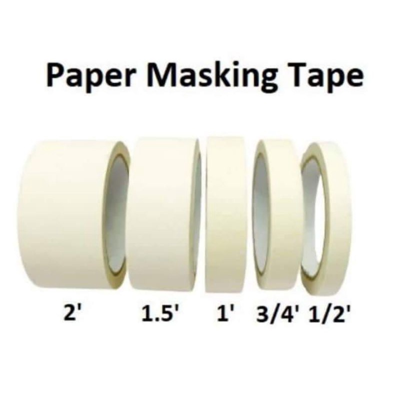 Paper Masking Tape, Paramount masking tape, packing tape Shopee