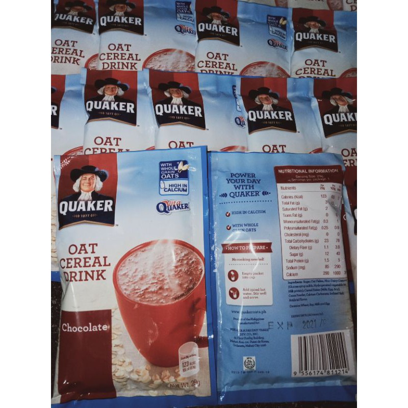 Quaker Oat Cereal Drink Sachet | Shopee Philippines
