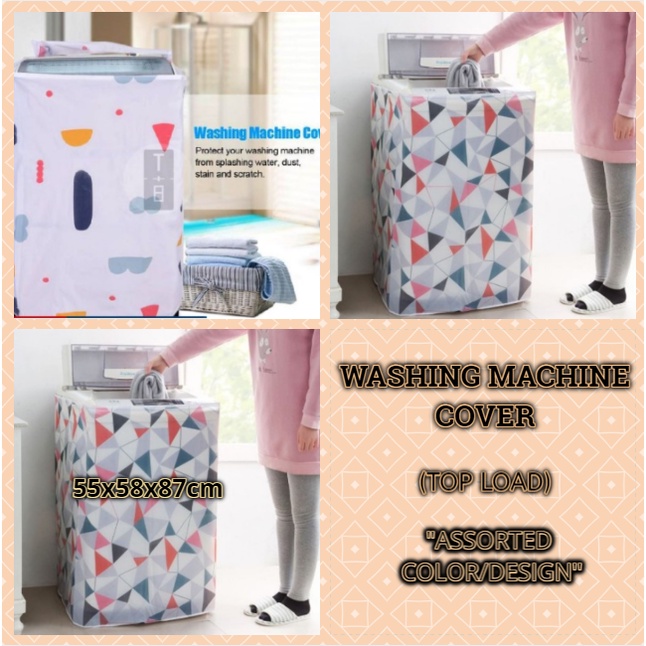 MINI907 Washing Machine Cover Waterproof Dustproof Case (top load ...