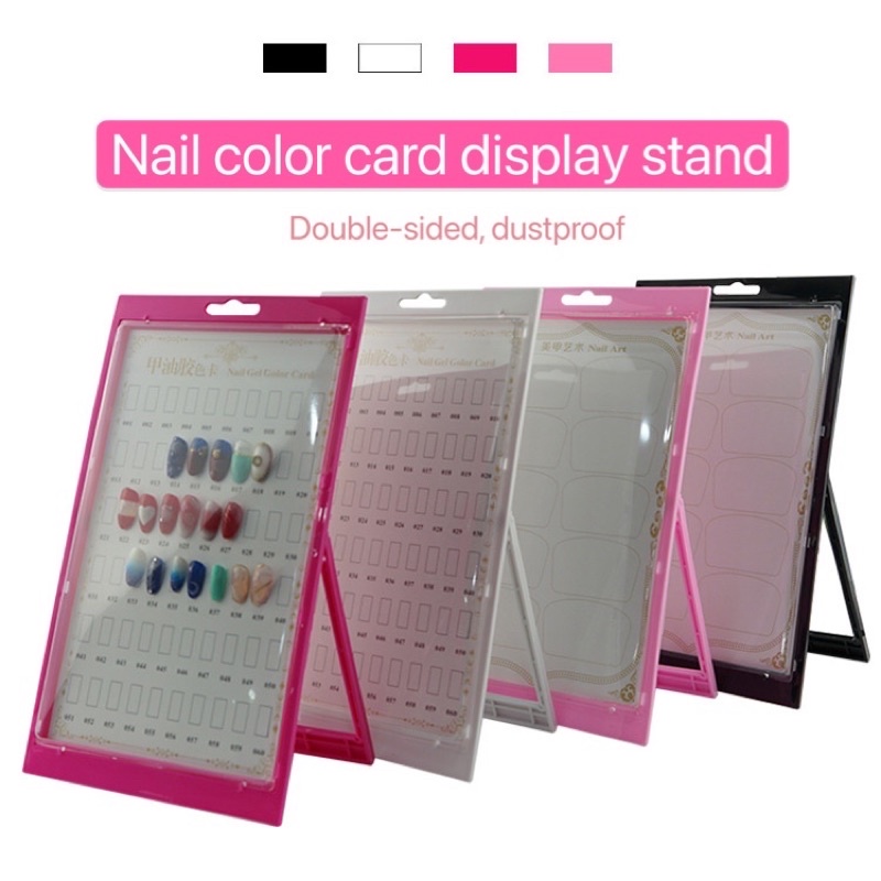 Nail Art Display Stand Artwork Photo Frame Sample Including Dust Cover ...