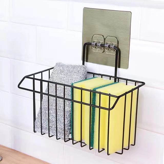 ZH313 Wall Mounted Hanging Sink Drain Basket Sponge Soap Holder Rack ...