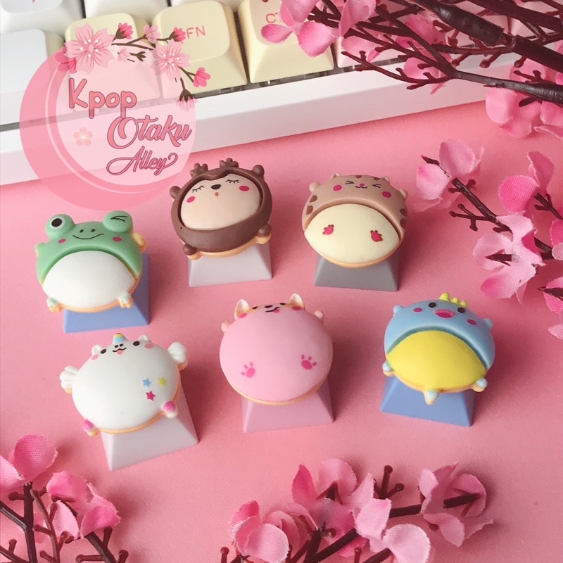 Macaron Cartoon Artisan Keycaps | Kpop Otaku Alley Keycaps | Shopee ...