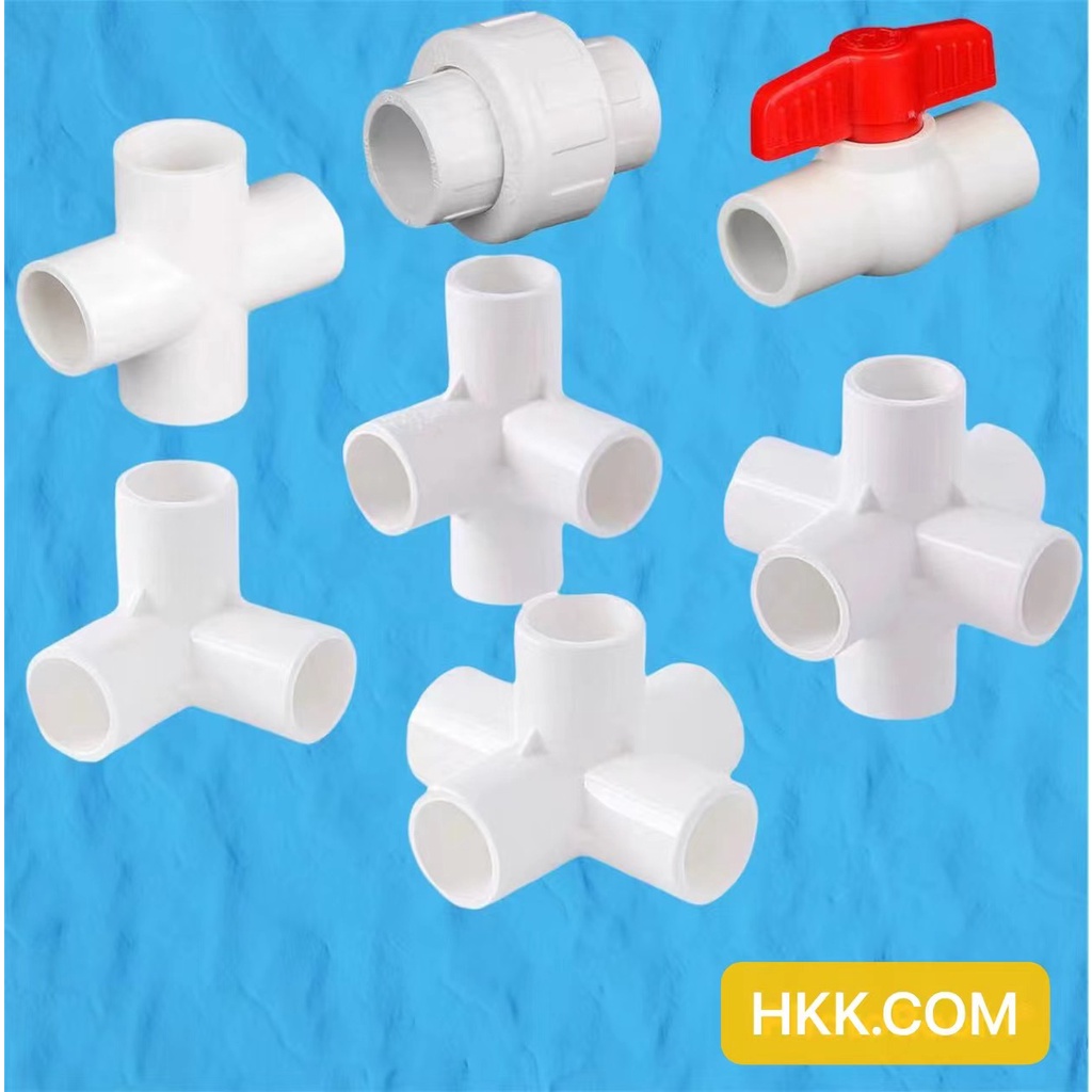 PVC White Fittings 1/2