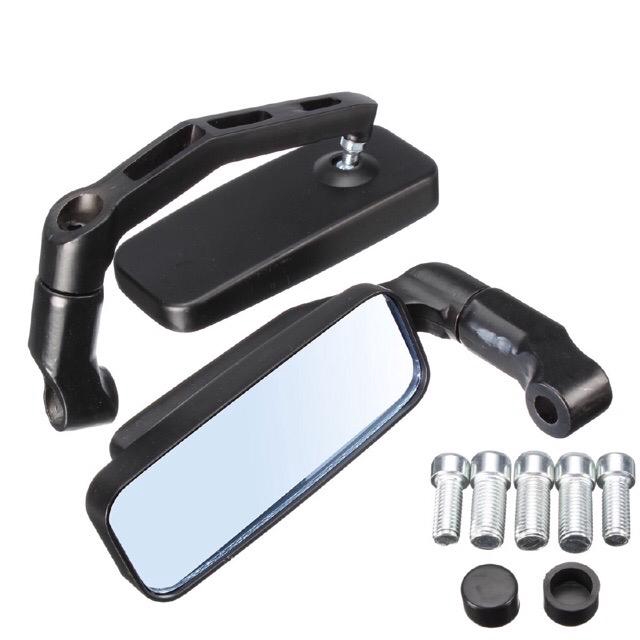 Motorcycle Aluminum Rear View Side Mirror Rear Mirror Universal ...