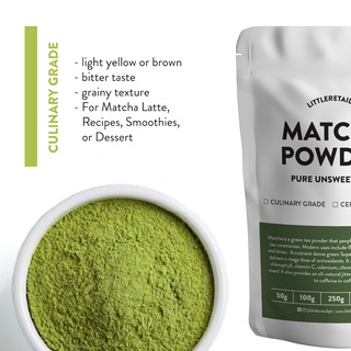 Pure Unsweetened Matcha Powder – Little Retail PH