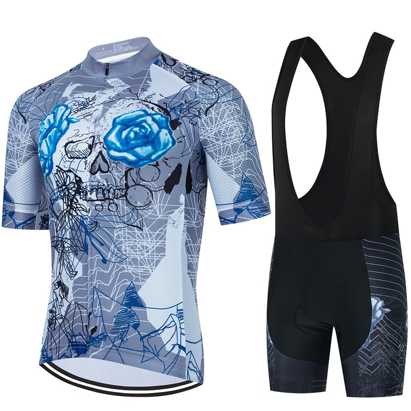 READY STOCK New Style Cycling Jersey Set Short Sleeve Mountain bike Road Bike Clothes Biker Bibset Shopee Philippines