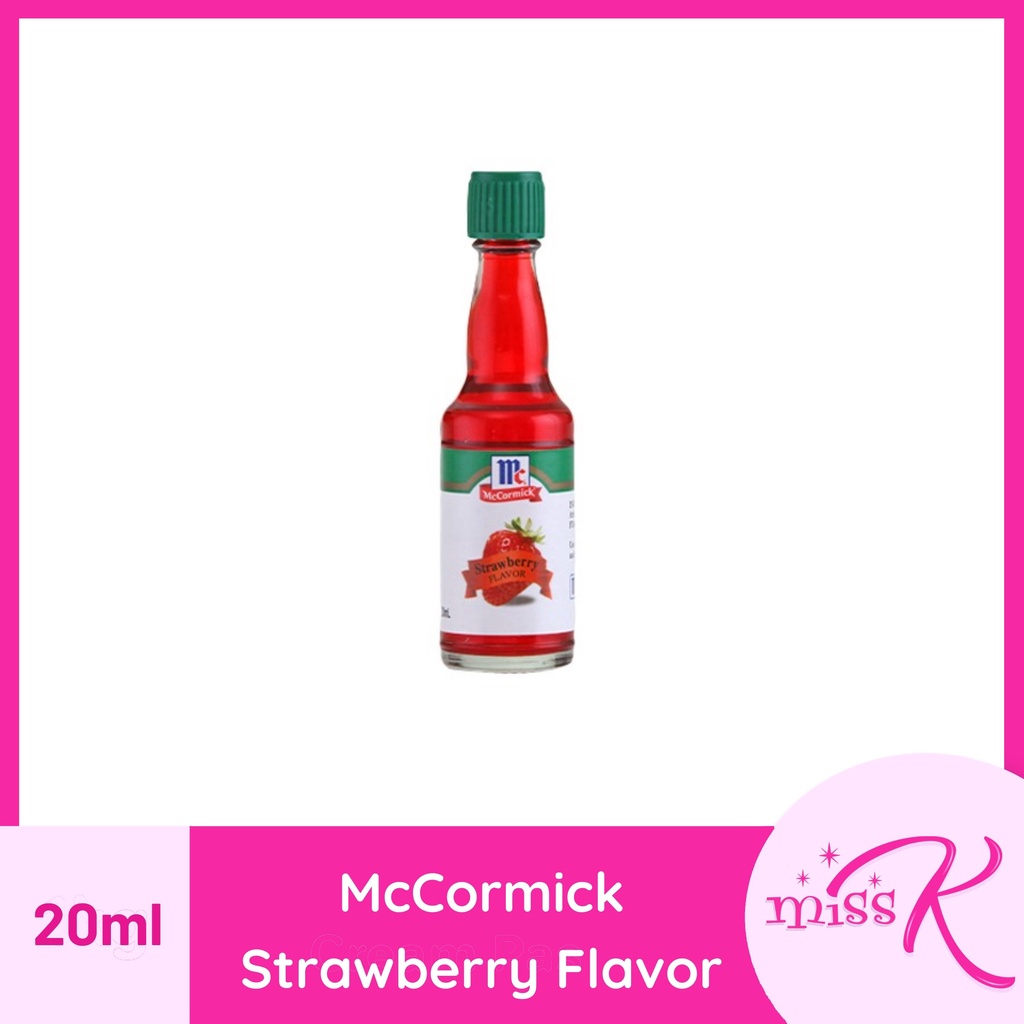 McCormick Strawberry Flavor 20ml Shopee Philippines