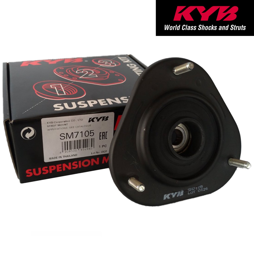 KYB KAYABA Strut/Shock Mounting Front for Toyota Corolla 1.3, 1.6 1993 ...