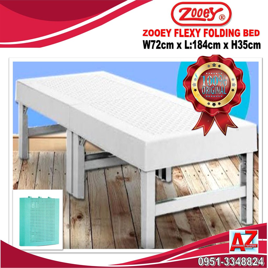 Zooey Flexy Folding Bed100 Original Shopee Philippines