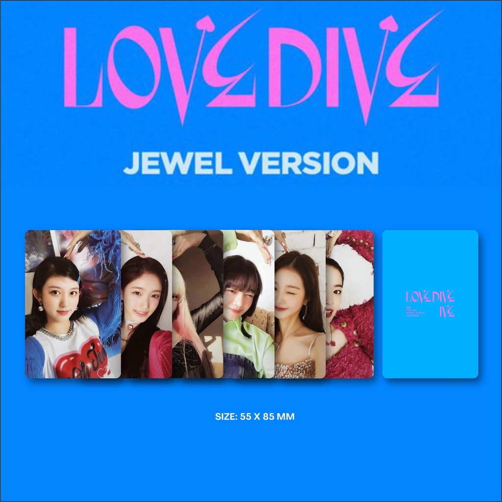 [Photocard] Ive Love Dive Jewel Case Ver. Shopee Philippines