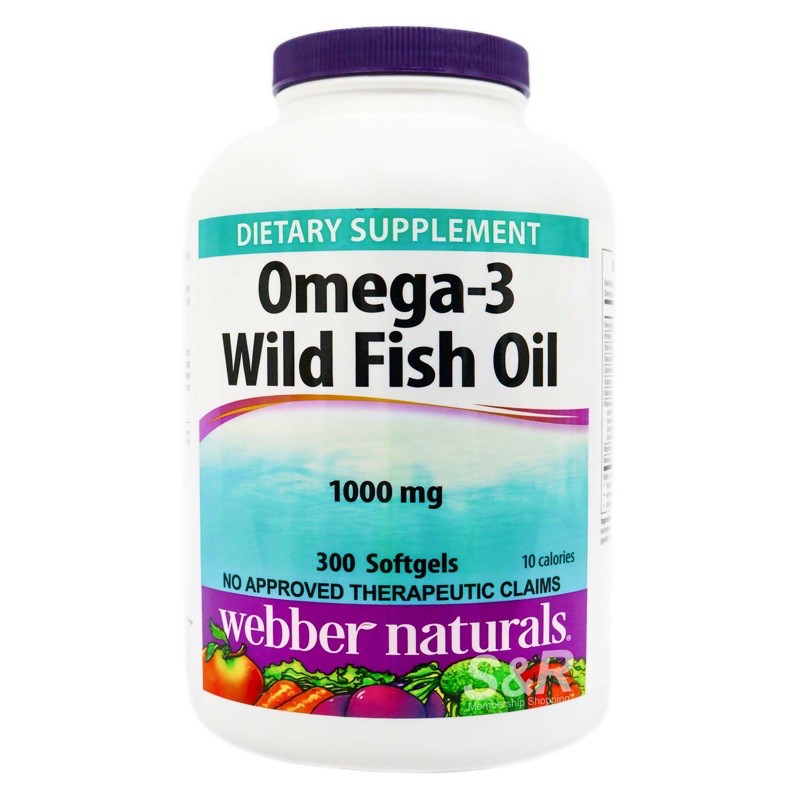ber Naturals Omega 3 Fish Oil 1000mg 300ct Shopee Philippines