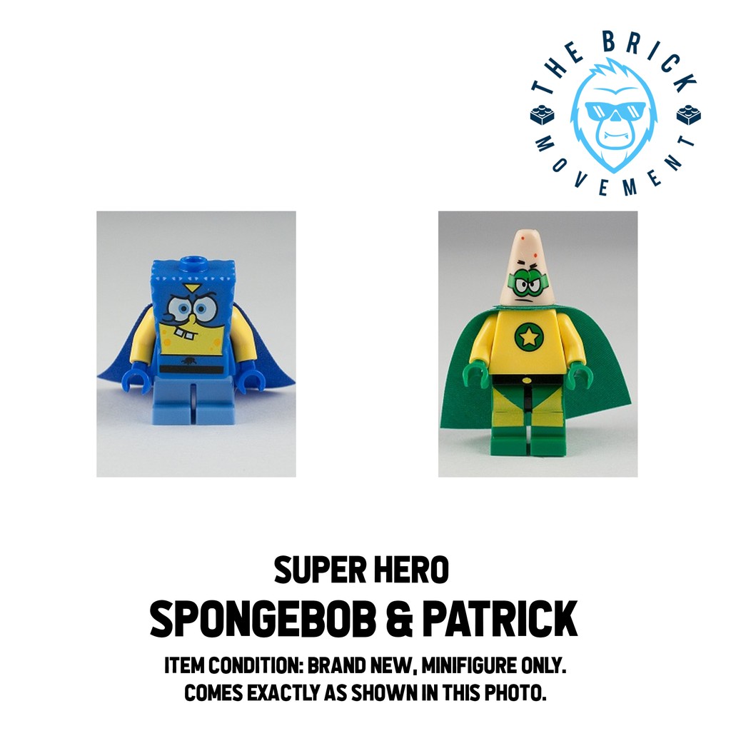 Patrick star best sale lego minifigure