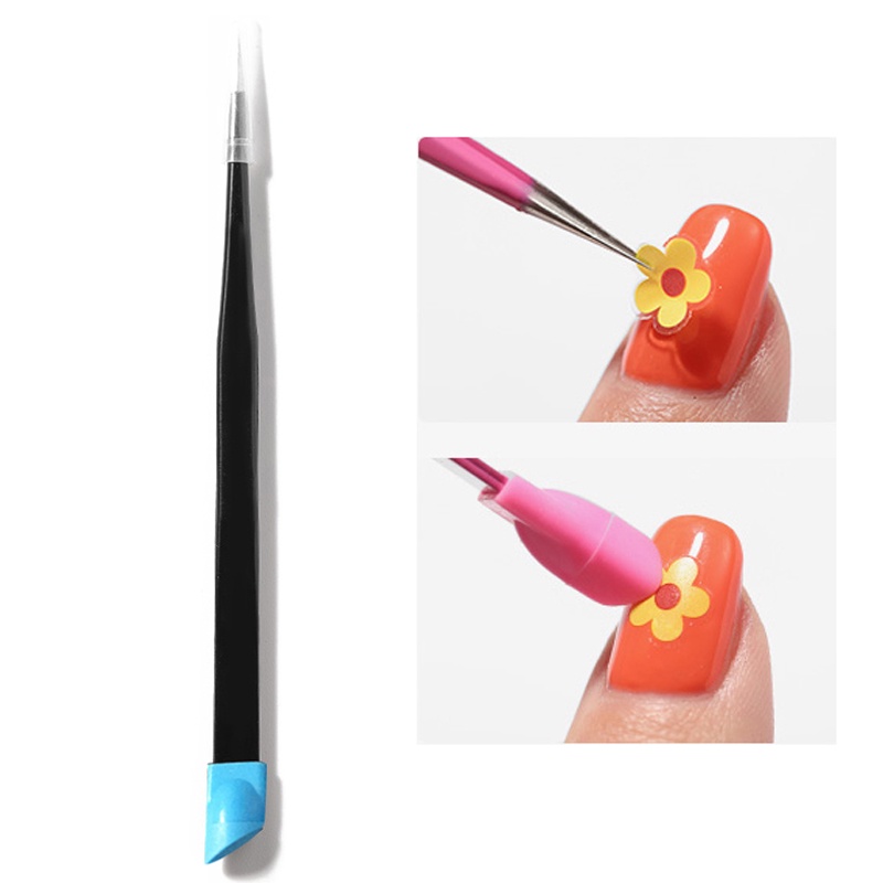 Born Pretty Double-Ended Stainless Steel Cuticle Pusher Dead Skin Push ...