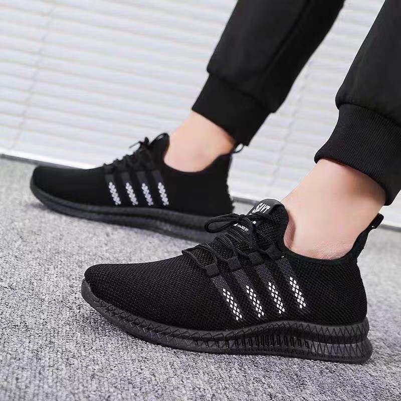 JEIKY Men's Blackness 3Stripes Sneakers STAY REAL Shoes #M711(Standard ...