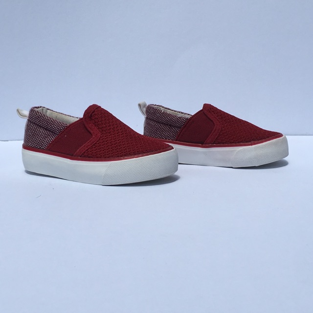 Red best sale tag slippers