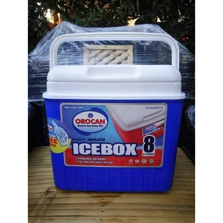 Orocan Mini Ice Box Chest Insulated Cooler Liters With Handle Color