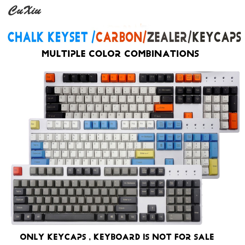 108-key chalk key / ZEALER / Carbon FILCO Top / Side / Blank Engraving ...