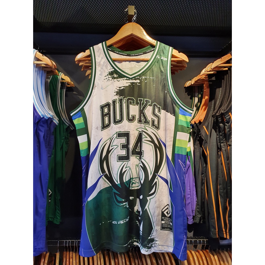 NORTHZONE NBA Milwaukee Bucks X Antetokounpo Customized design Full Sublimation  Jersey