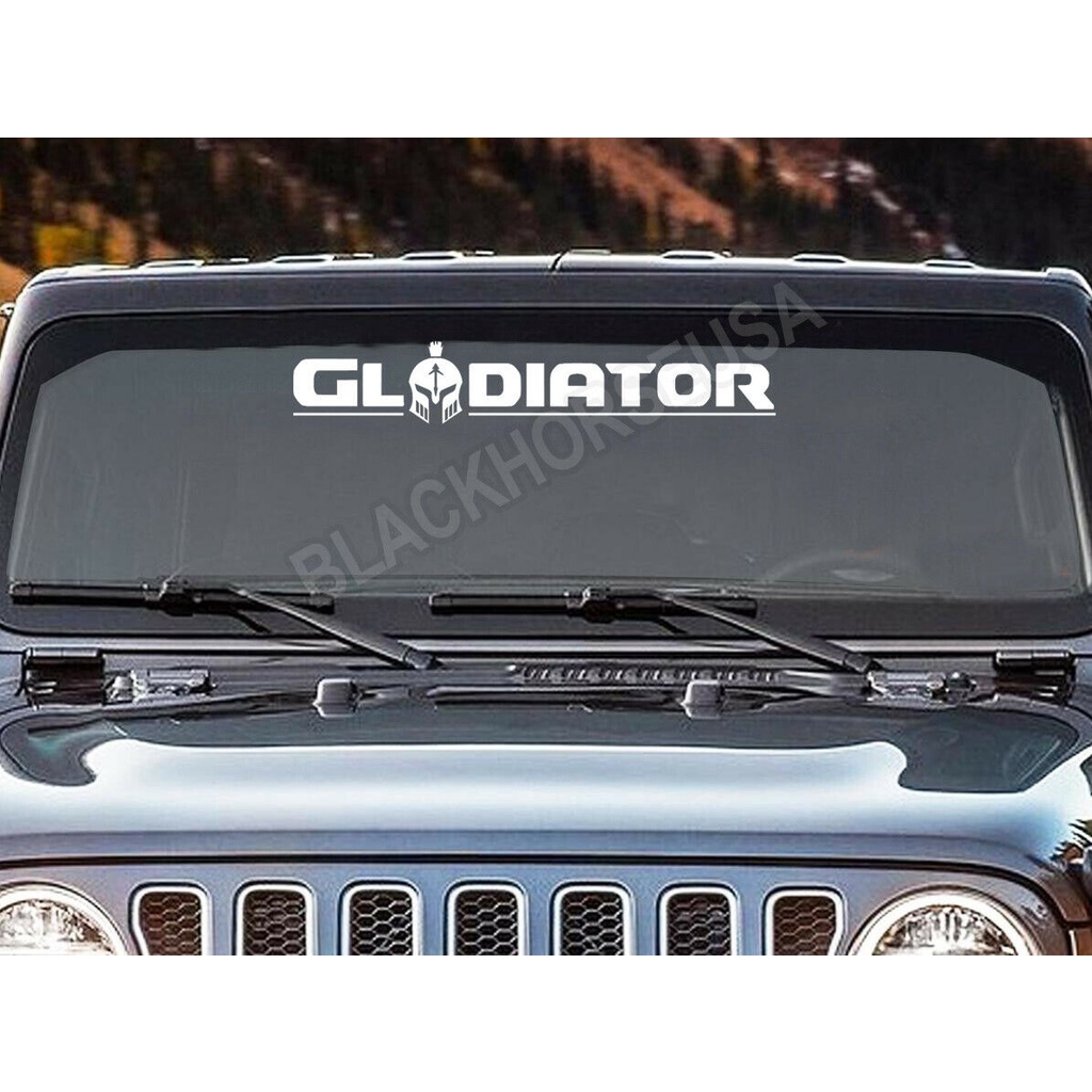 22" Jeep Gladiator windshield decal sticker for Any Rubicon YJ TJ JK JK JL | Shopee Philippines