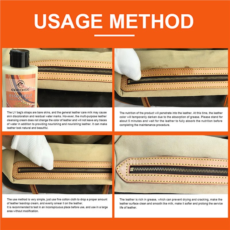 Leather Cleansing Solution Easy To Use Non Toxic Leather Care Tool