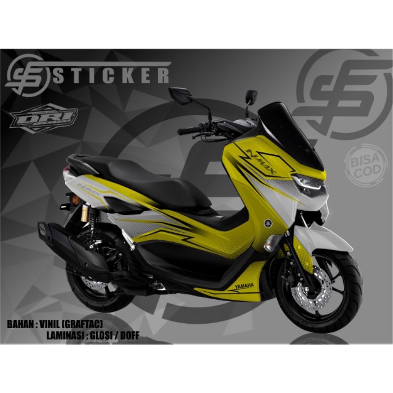 NMAX new full body decal with graphic motif, variations of Yamaha NMAX ...
