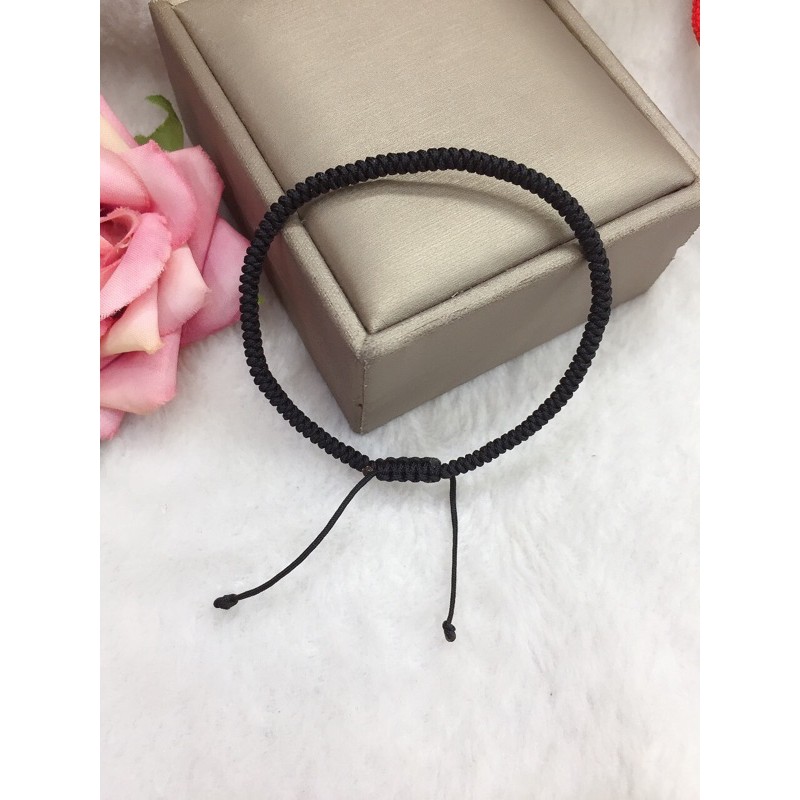 black string bracelet unisex design